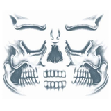 Tinsley Transfers - FX Tattoo Skull Face