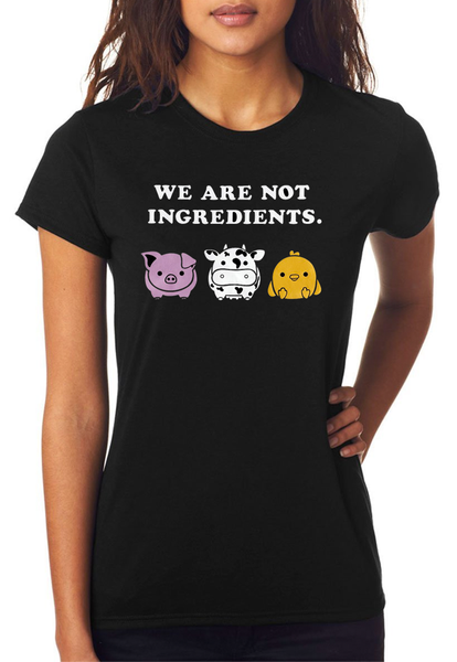 We Are Not Ingredients Womens Fit Tee